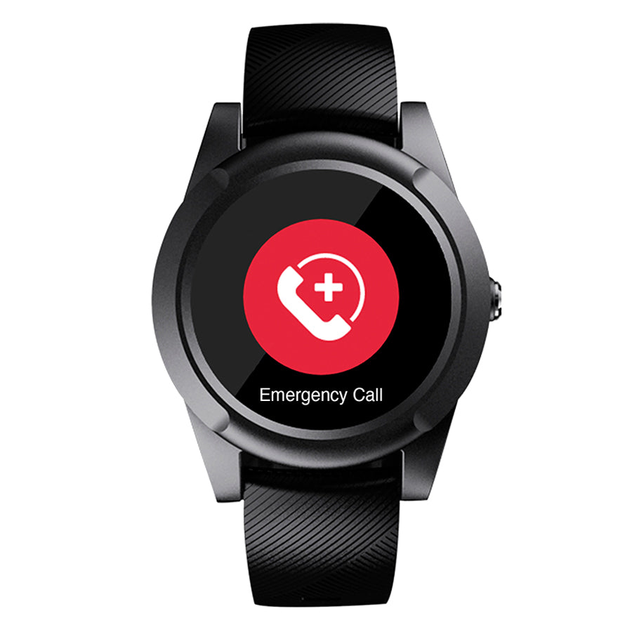 CNP Smart Alert Watch with Fall Detection Heart Rate Monitor Step Counter GPS Tracking and Waterproof